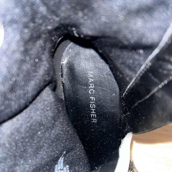 Marc Fisher Snakeskin Tall Knee High Boots Zippers Heels Animal print - Picture 12 of 13